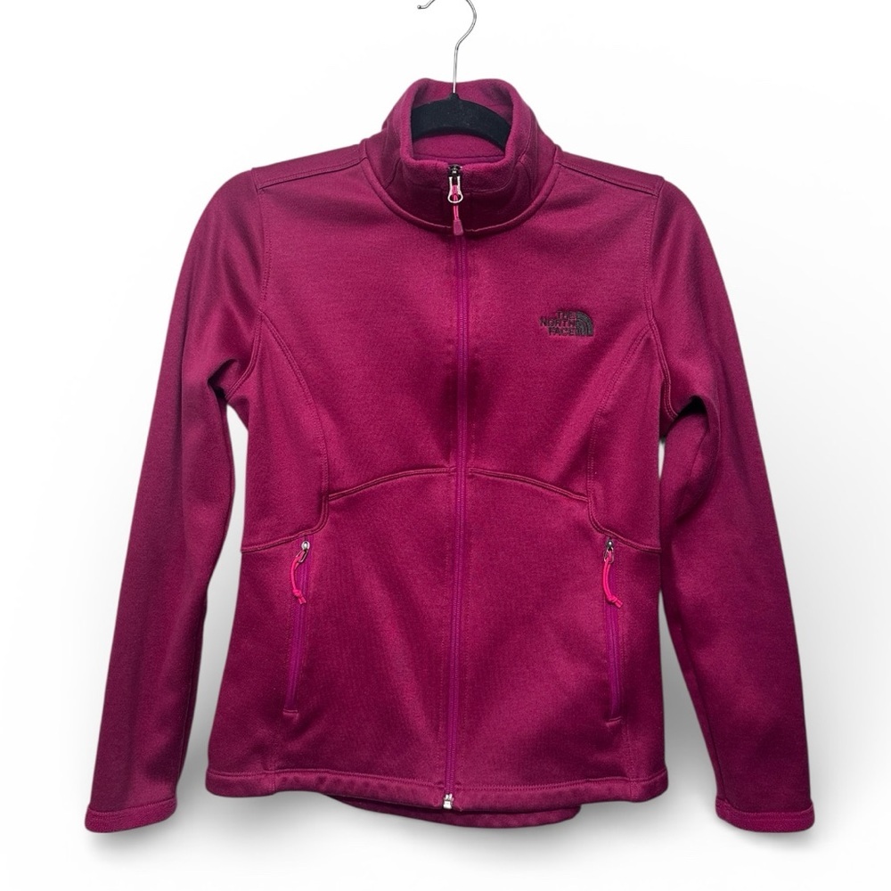 The North Face Women's Agave Full Zip- Fuchsia- Medium
